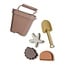 Nuuroo Millan Silikon-Strandspielzeug-Set - Brown Colour Mix