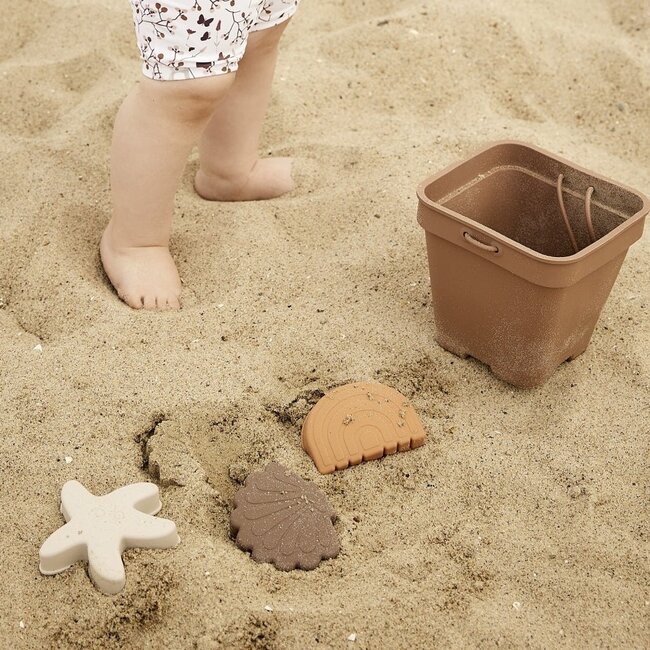 Nuuroo Millan Silikon-Strandspielzeug-Set - Brown Colour Mix
