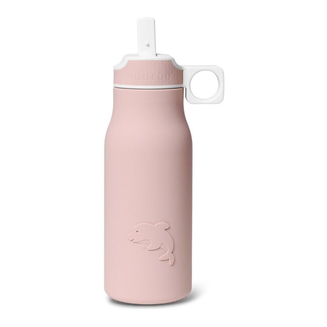 Nuuroo Lau Silicone Water Bottle - Woodrose 400 ml