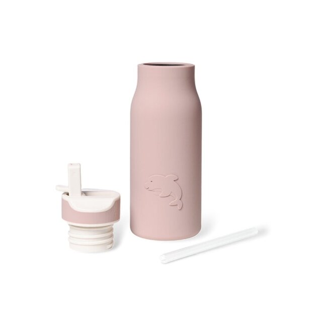 Nuuroo Lau Silicone Water Bottle - Woodrose 400 ml