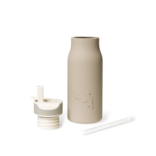Nuuroo Lau Silicone Water Bottle - Cobblestone 400 ml