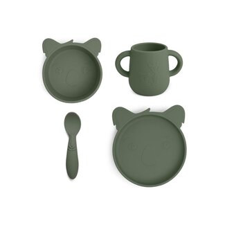 Nuuroo Lykke siliconen dinerset 4-pack Koala