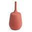 Nuuroo Adita Silicone Cup with Straw - Mahogany