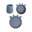 Nuuroo Judi Silicone Dinner Set - 3-Piece - Giraffe - Bering Sea
