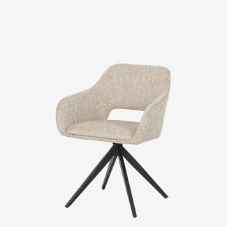 VSO Design Eetkamerstoel (set van 2) Jordan - 180° draaibaar