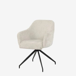VSO Design Eetkamerstoel (set van 2) Leandro - 180° draaibaar