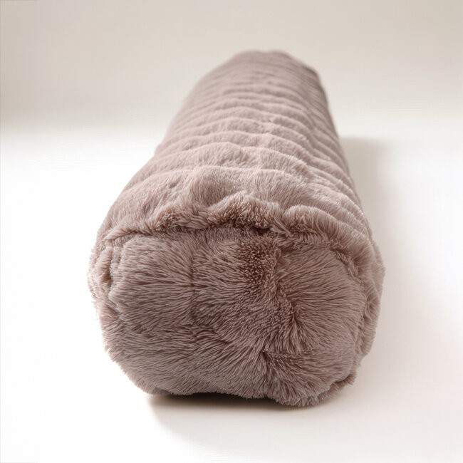 Lichaamskussen Pompom Taupe 140 x 20