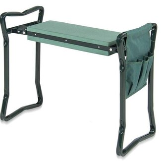 Ceruzo Klappbarer Gartenhocker mit Kniepolster