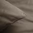 Sleeptime Velvet plain taupe/grey 140 × 200/220 - Duvet Cover