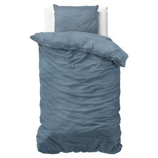 Dreamhouse stonewashed blauw 140 x 220
