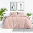 Stonewashed roze 140 x 220