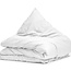 Egyptisch katoen effen dekbedovertrek wit 140 x 200/260