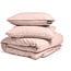 Stonewashed roze 140 x 220