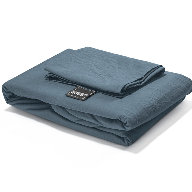 stonewashed blauw 140 x 220