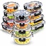 Ceruzo Meal Prep Bakjes - 12 stuks Vershoudbakjes - Glas
