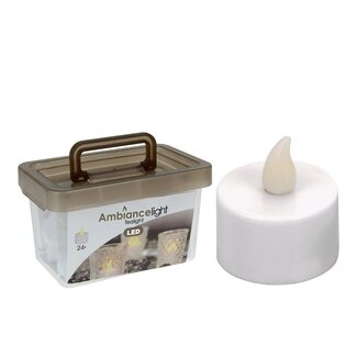 Ambiance LED-Teelichter - Box mit 24 Stück