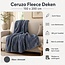 Fleece deken - 150x200 cm - antraciet
