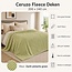 Fleece deken - 200x240 cm - groen