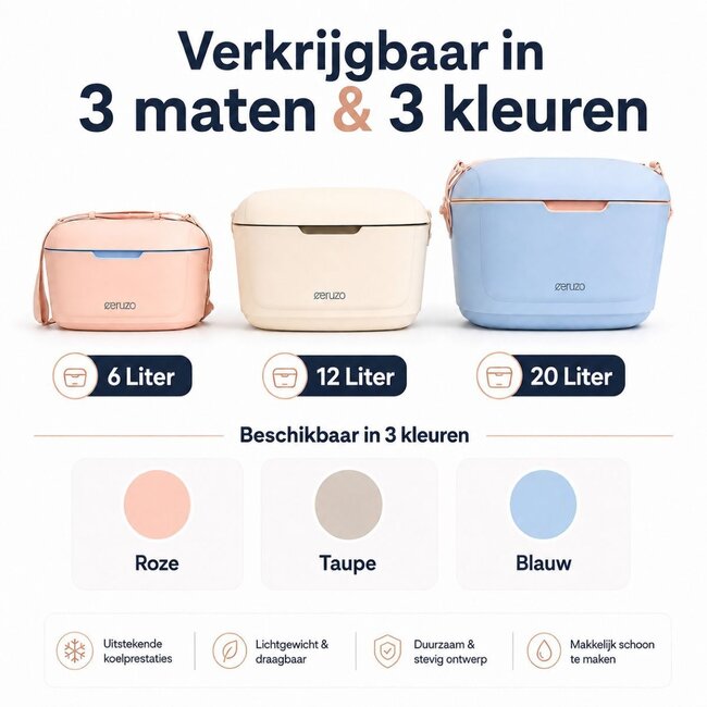 Koelbox 6 Liter - Trendy Blauw