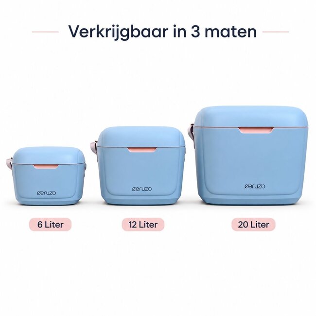 Koelbox 20 Liter - Trendy Blauw