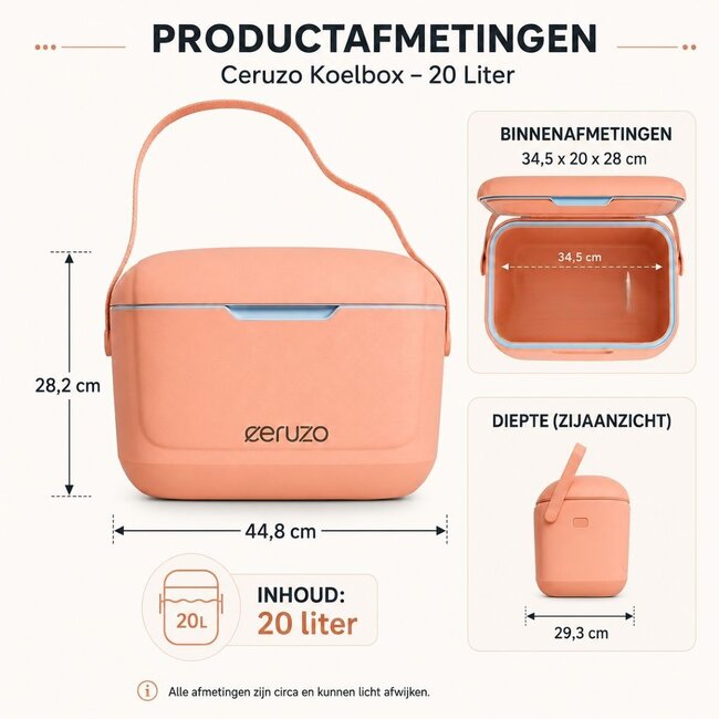 Koelbox 20 Liter - Trendy Roze