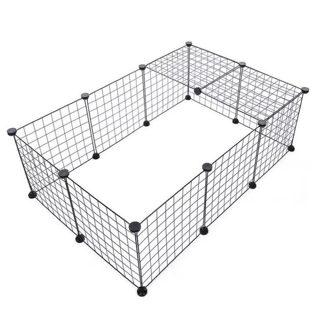 Dierenren voor Kleine Huisdieren - Moduleerbaar - 105x105cm