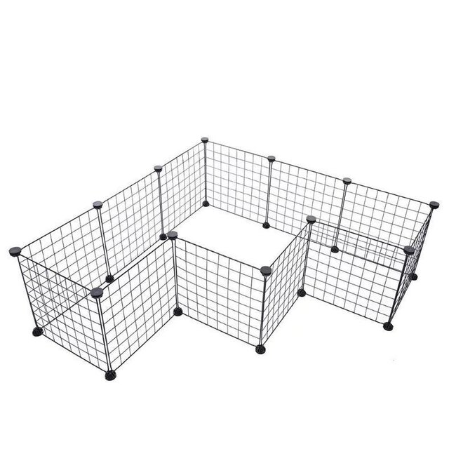 Dierenren voor Kleine Huisdieren - Moduleerbaar - 105x105cm
