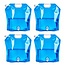 4x Waterjerrycan met Tapkraan - 10 Liter - Opvouwbaar