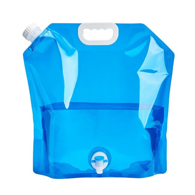 4x Waterjerrycan met Tapkraan - 10 Liter - Opvouwbaar
