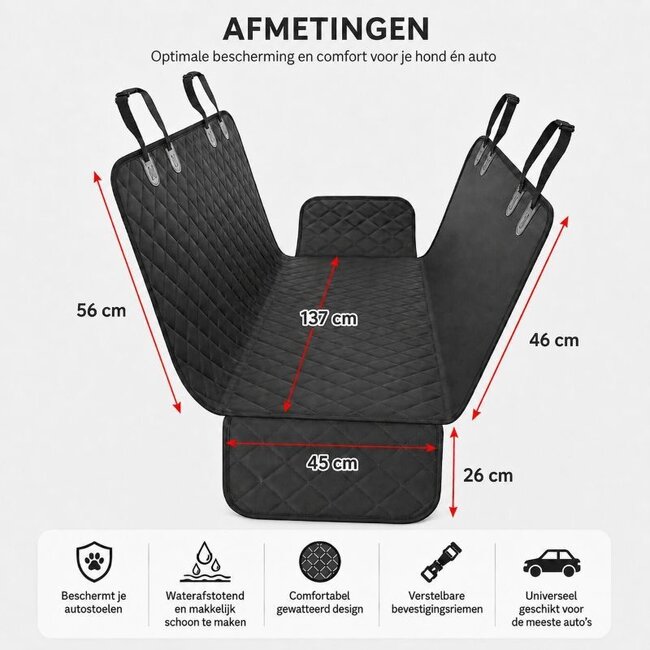 Hondendeken Auto Achterbank