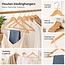 15 Houten Kledinghangers - Naturel