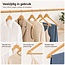 15 Houten Kledinghangers - Naturel