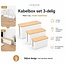 Kabelbox Wit - 3-delig