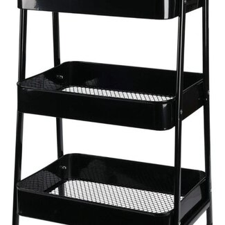 Storage Solutions Keukentrolley zwart- metaal