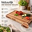Ceruzo Acacia Wooden Cutting Board 38x25x2.5 cm - with Juice Groove and Handles