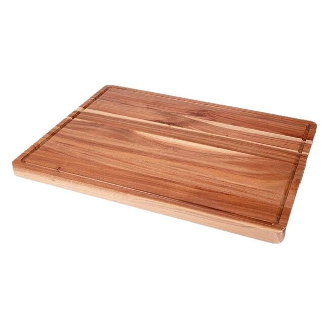 Ceruzo Acacia Wooden Cutting Board 38x25x2.5 cm - with Juice Groove and Handles