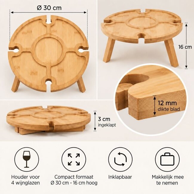 Ceruzo Wine table - Drinks board