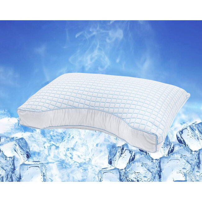 Dreamhouse 3D Blue Cell Tech Cooling Microgel Neck Support Pillow