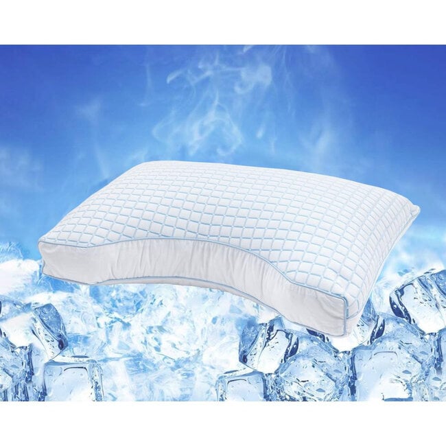 Dreamhouse 3D Blue Cell Tech Kühlendes Microgel-Nackenstützkissen