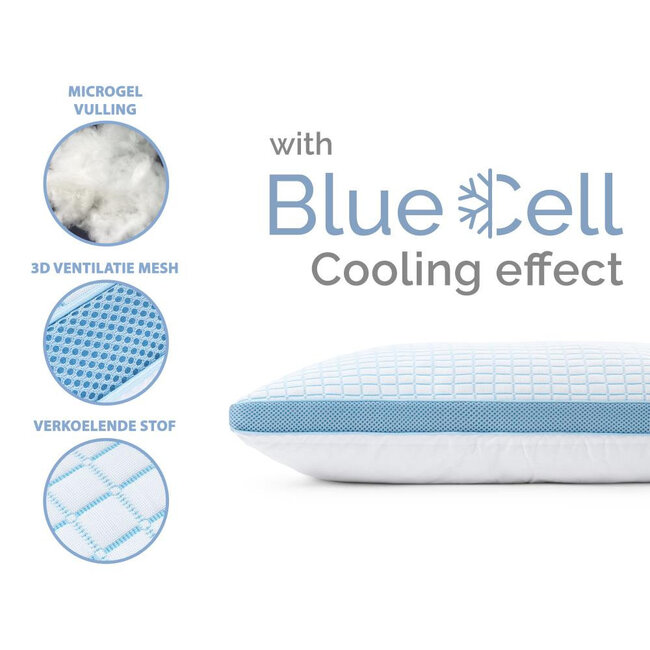 3D Blue Cell Tech Verkoelend Traagschuimkussen