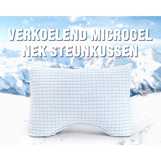 Dreamhouse 3D Blue Cell Tech Kühlendes Microgel-Nackenstützkissen