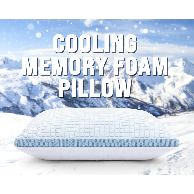 Dreamhouse 3D Blue Cell Tech Cooling Memory Foam Pillow