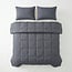 Primaviera Deluxe All-in-one Lazy duvet percale anthracite 200 × 220