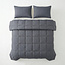 Primaviera Deluxe All-in-One Lazy Perkal-Bettdecke - Anthrazit - 200 × 220 cm