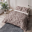 Sleeptime All-in-One Lazy Bettdecke Denzo - Rot/Braun, 200 × 220 cm - Mit Kissenbezügen