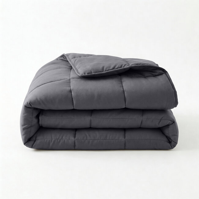 Primaviera Deluxe All-in-one Lazy duvet percale anthracite 200 × 220