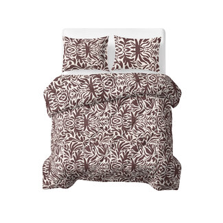 Sleeptime Lazy dekbed Denzo rood/bruin 240 x 220
