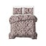 Sleeptime Lazy All-in-One Bettdecke Denzo mit Kissenbezügen - Rot/Braun - 240 × 220 cm
