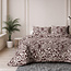 Alles-in-één Lazy dekbed Denzo rood/bruin 240 x 220 met kussenslopen