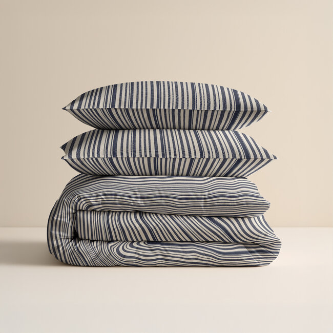 Sleeptime Blue Regatta Bettwäsche - Blau - 200 × 200/220 cm